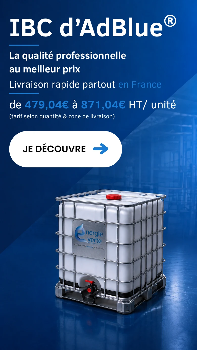IBC d’AdBlue® la qualité professionnelle au meilleur prix livraison rapide partout en France