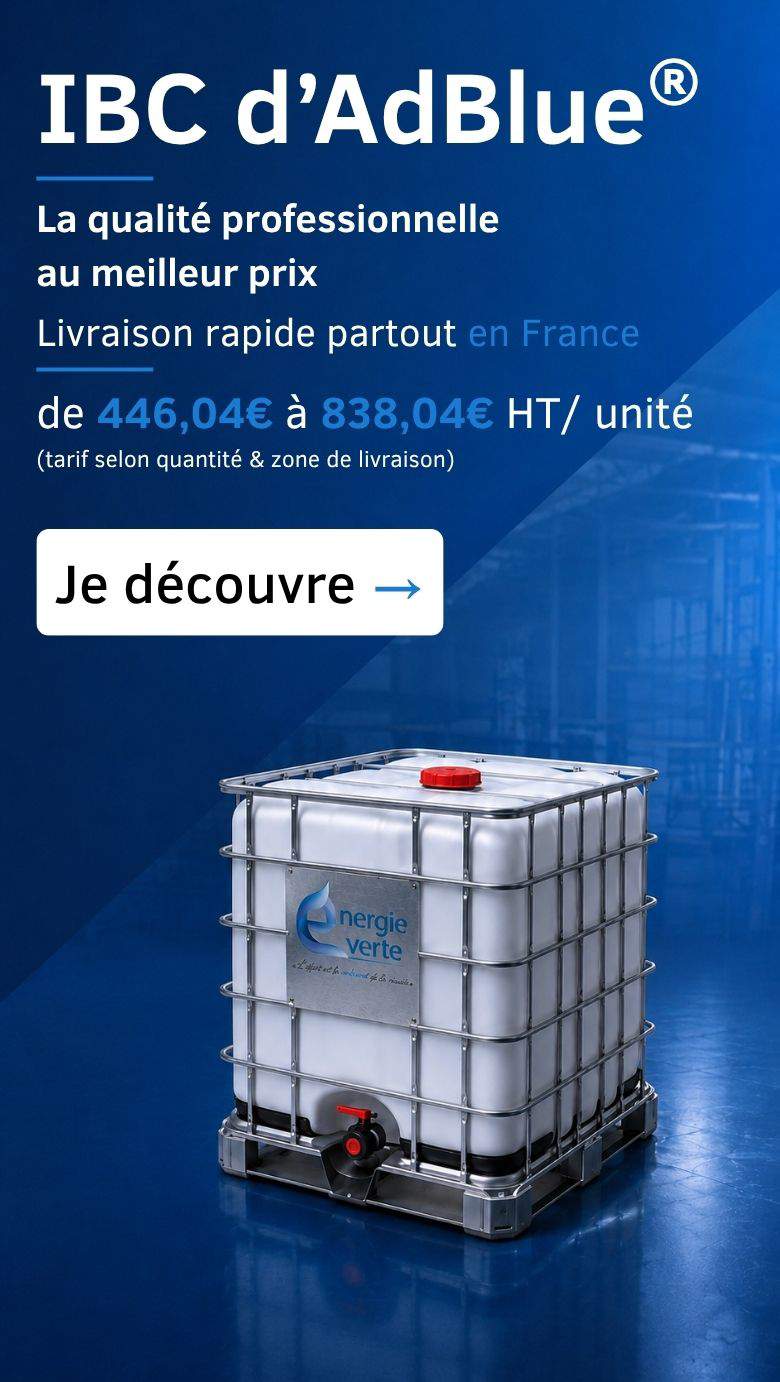 IBC d’AdBlue® la qualité professionnelle au meilleur prix livraison rapide partout en France